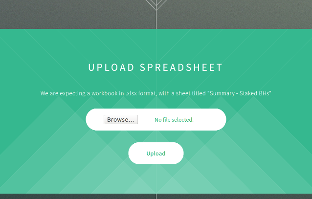 HTML and Python were used to create this custom web tool