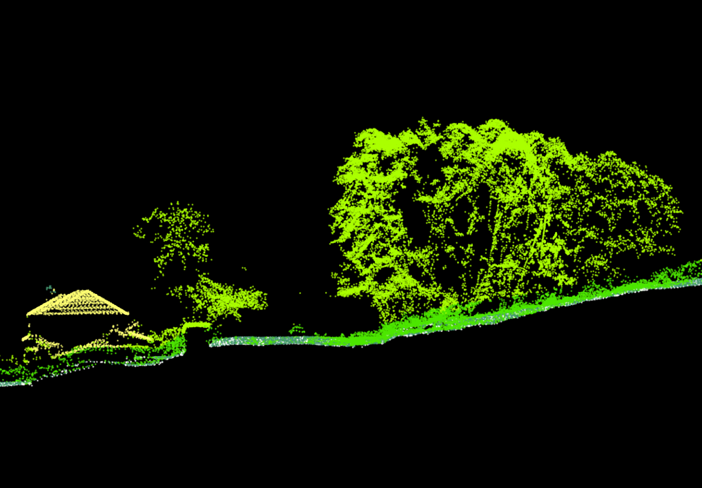 Light Detection and Ranging visualization.